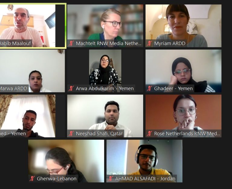 ARDD holds the ‘Role of media in climate change mitigation policy lab for Young Arab Climate Advocates ahead of their participation in COP27 side event