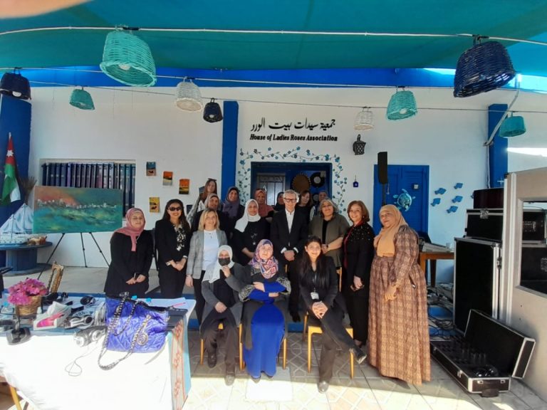 The Norwegian ambassador and our partner the UN Women in Jordan visit JONAF member organizations in the south