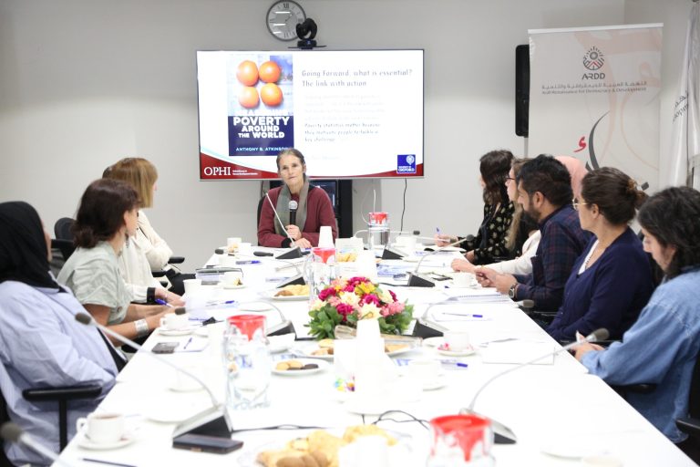 Hosted by ARDD.. Oxford Director of Poverty and Human Development stresses the need for transparency and taking into account data to fight poverty and enhance the resilience of individuals