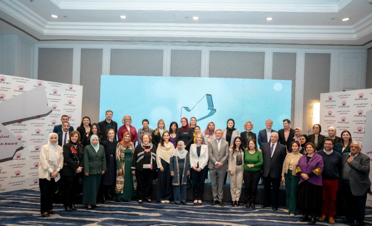 JONAF and ARDD present Al Nahda Localization Award to Dominik Bartsch, UNHCR Jordan Representative