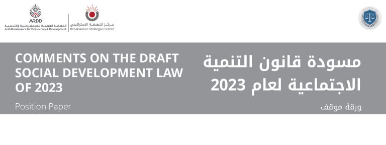 Comments on the Draft Social Development Law of 2023<br>Position Paper