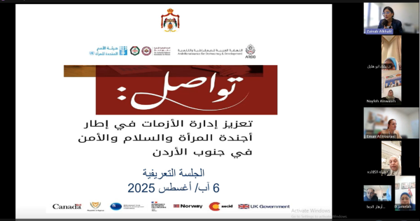 شبكة تواصل تعقد اجتماعها التعريفي لتعزيز دور منظمات المجتمع المدني في جنوب الأردن